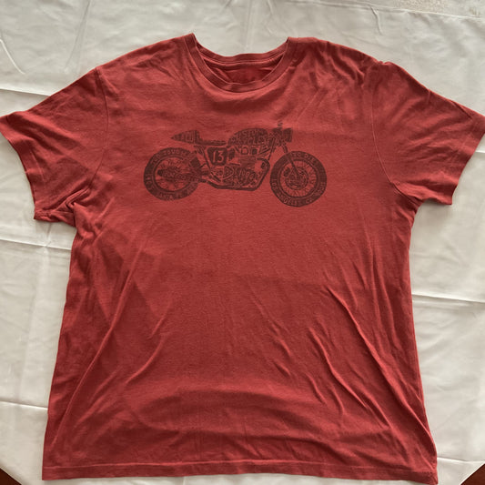 (XL) Custom Cycles Front Graphic LUCKY BRAND T-Shirt