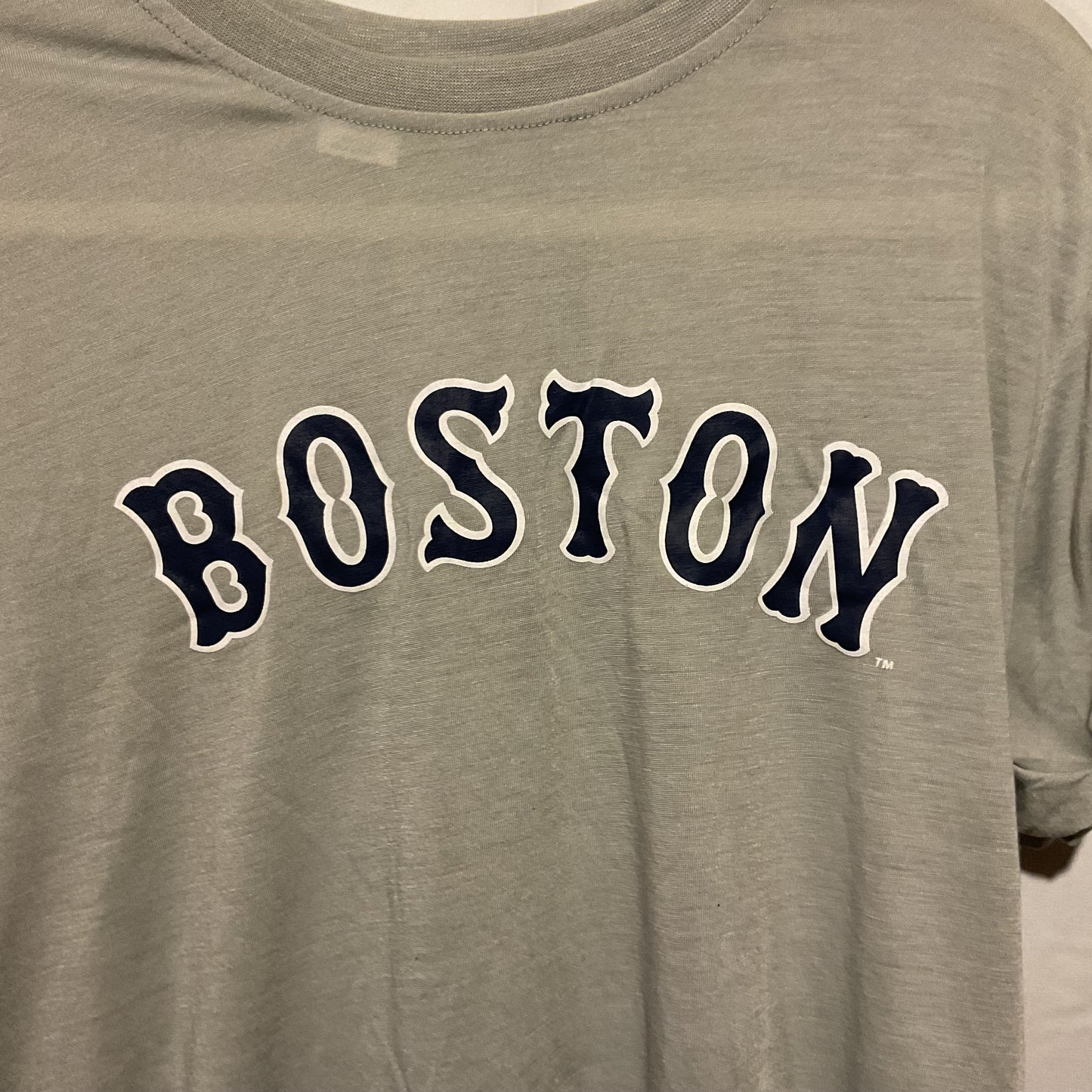 (M) Boston Strong Red Sox T-Shirt Front Back & Sleeve Graphics