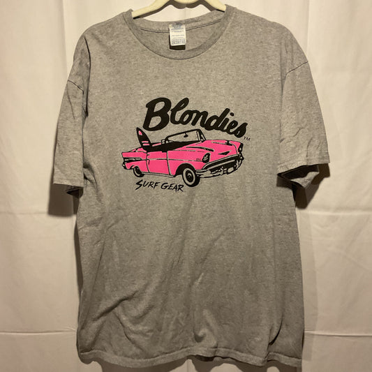 (XL) Blondies Surf Gear Front Graphic T-Shirt