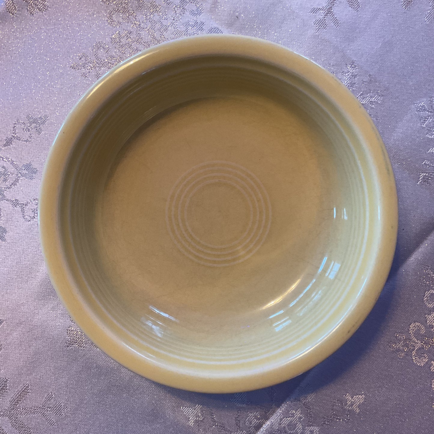 Fiesta Classic Rim Original “Yellow” 6 7/8” Cereal Fruit Bowl Fiestaware