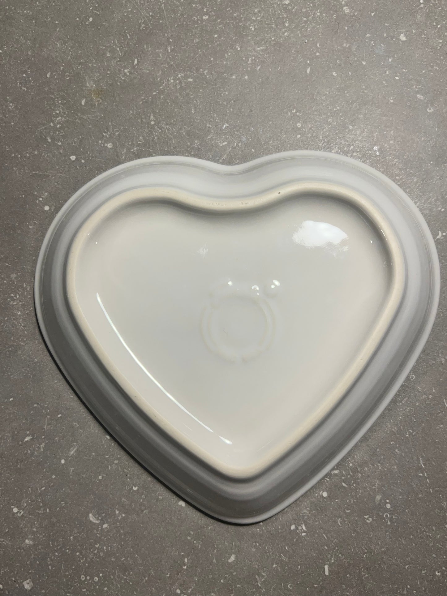 RARE Retired Fiesta Heart Shaped Valentines 9" Plate White BRAND NEW FIESTAWARE